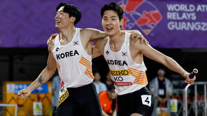 남자 400ｍ계주팀, 광저우 세계육상릴레이에서 한국 신기록