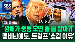 SBS NEWS 트럼프 NOW ' 오일 머니 !! ' "깡패 가 중동 오면 쫄 줄 알아 ?!" 맹비난 에도.. 트럼프 '쇼킹 이유'