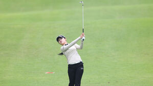 이예원의 아이언 샷(사진=KLPGA 제공, 연합뉴스)
