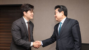 국민의힘 김용태 비대위원장-새미래민주당 전병헌 대표 회동 (사진=연합뉴스)