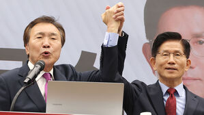 한덕수 지지했던 손학규, 김문수 공식 지지 선언