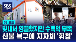 [D리포트] 산불 피해 복구에 지자체 '휘청'…빚내도 '될동말동'
