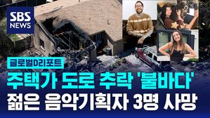 [글로벌D리포트] 주택가 도로에 떨어진 경비행기&hellip;탑승한 젊은 음악가 3명 사망