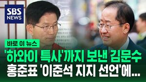 [바로이뉴스] "제가 특별히&hellip;" 김문수, 홍준표의 '이준석 지지 선언'에 대해 묻자