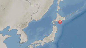 일본 홋카이도 남쪽서 규모 5.3 지진(사진=기상청 제공, 연합뉴스)