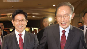 김문수 이명박 오찬회동 (사진=연합뉴스)