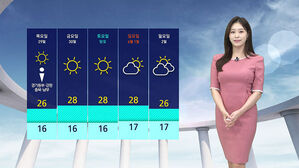 [날씨] 우산과 마스크 챙기세요&hellip;소나기&middot;미세먼지 유의