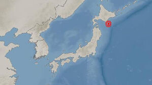 일본 홋카이도 삿포로시 남동쪽 바다서 규모 6.3 지진 발생