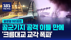 [글로벌D리포트] 공군기지 공격 이틀 만에 '크름대교 교각 폭파'