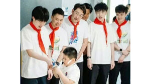 타이완 탁구선수, '중국 공산당 상징' 붉은 스카프 착용 논란
