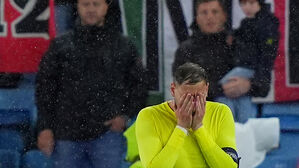 완패한 뒤 얼굴을 감싼 이탈리아 대표팀 골키퍼 잔루이지 돈나룸마 (사진=AP, 연합뉴스)