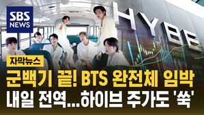 [자막뉴스] BTS RM&middot;뷔, 내일 전역&hellip;완전체 복귀 임박