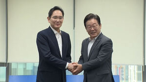 이 대통령 만난 이재용 "대통령 중심 민관 힘 합쳐 경제위기 극복"