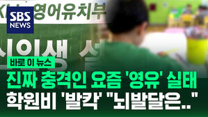 [바로이뉴스] 진짜 충격인 요즘 '영유' 실태&hellip;학원비 공개되자 '발칵' "뇌 발달은 무너진다"?