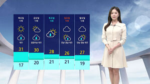 [날씨] "다시 덥네" 서울 낮 최고 29도&hellip;내일 제주 비