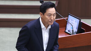 오세훈 "'통합 강조' 이 대통령, 서울시와 화합 에너지 기대"