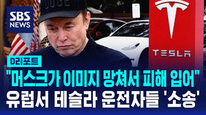 [글로벌D리포트] "머스크가 이미지 망쳐"&hellip;프랑스 테슬라 운전자들 '소송'