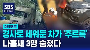 [D리포트] 경사로 세워둔 화물차가 '주르륵'&hellip;나흘 새 3명 숨졌다