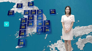 [날씨] 전국 대부분 5㎜ 안팎 비…습도 높아 체감온도 ↑