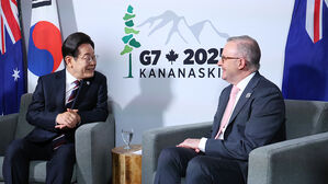 이 대통령, 호주 총리와 회담&hellip;"북핵 문제 진전 위해 협력 강화"