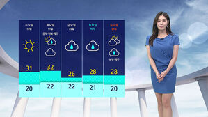 [날씨] 곳곳 소나기&hellip;돌풍&middot;천둥&middot;번개 주의