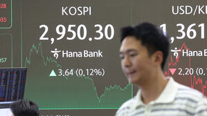 코스피, 3000 코앞에서 후퇴&hellip;2,950대 강보합 마감