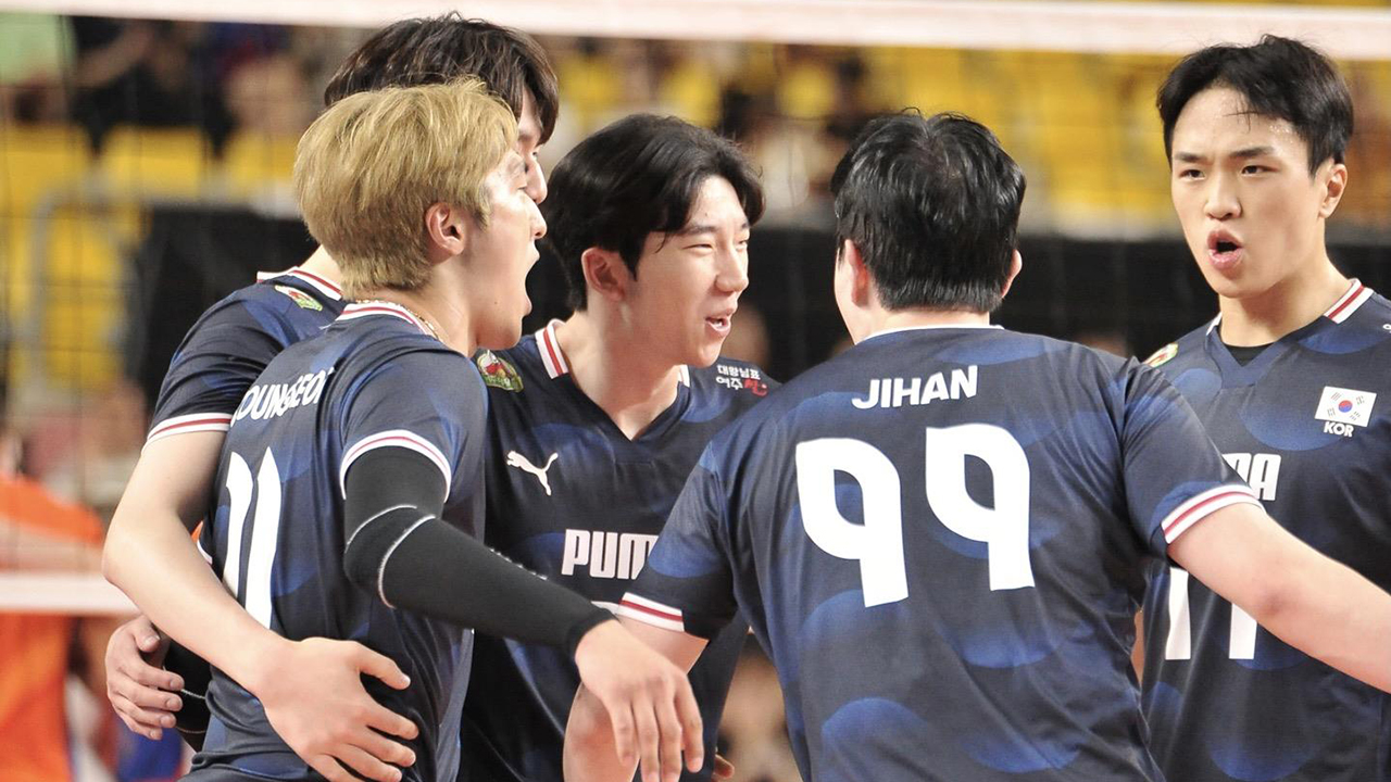 남자배구 대표팀, AVC컵 D조 1위로 8강행