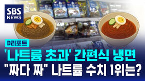 [D리포트] 냉면 1봉지만 먹어도 "하루 나트륨 권장량 절반 한꺼번에"