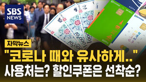 [자막뉴스] "코로나 때와 비슷하게" 소비쿠폰 어디서 쓸까&hellip;할인쿠폰은?