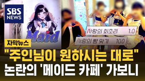 [자막뉴스] "주인님이 원하시는 대로?" 논란의 '메이드 카페' 가보니