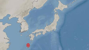 일본 가고시마현 가고시마시 남남서쪽 바다 규모 5.0 지진