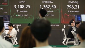 코스피 '숨고르기' 3,100대 강보합 마감(사진=연합뉴스)
