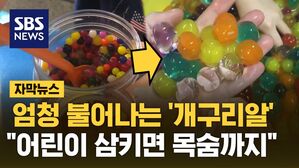 [자막뉴스] 개구리알 먹고 장 폐색? "어린이 목숨까지 위협할 수 있어"