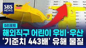 [D리포트] 해외 직구 유아 우비&middot;우산에 유해물질&hellip;기준치 443배 제품도