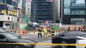 교대역 '가스 누출' 사고&hellip;4시간 일대 통제