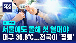 [D리포트] 서울에 첫 열대야&hellip;당분간 찜통더위 계속