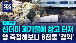 [D리포트] 창고 속 '쓰레기산'&hellip;"대구 1일 생활폐기물의 4배"