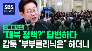 [바로이뉴스] "대북 정책?" 답변하다 "부부클리닉은" 하더니