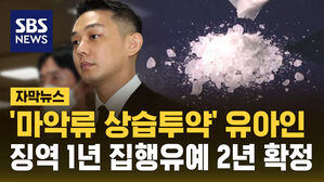 [자막뉴스] '마약류 상습투약' 유아인, 징역 1년 집행유예 2년 확정