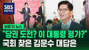[바로이뉴스] "당권 도전? 이 대통령 평가?" 국회 찾은 김문수 대답은