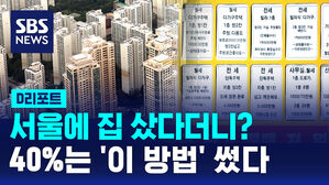 [D리포트] 서울 집 산 사람 10명 중 4명 "전세 끼고"