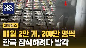 [자막뉴스] 매월 2만 개, 200만 명씩&hellip;한국 잠식하려다 발칵
