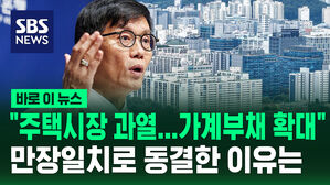 [바로이뉴스] "주택시장 과열&hellip;가계부채 확대"  기준금리 만장일치로 동결한 이유는