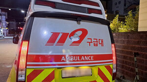경찰관에 '퉤', 구급차까지 부쉈다&hellip;출동했다 봉변