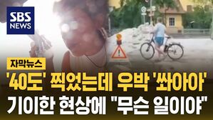 [자막뉴스] '40도' 찍었는데 우박 '쏴아아'&hellip;기이한 현상에 "무슨 일이야"
