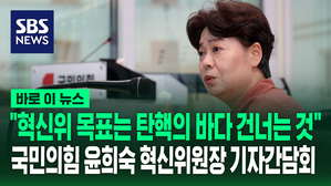 [바로이뉴스] "혁신위 목표는 탄핵의 바다 건너는 것"