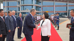 러시아 외무장관, 방북 일정 마치고 원산에서 출국