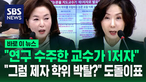 [바로이뉴스] "연구 수주한 교수가 1저자 당연" "그럼 제자 학위는?" 도돌이표