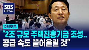 [D리포트] 오세훈 "공공주택 진흥기금 도입&hellip;공급 속도 높일 것"