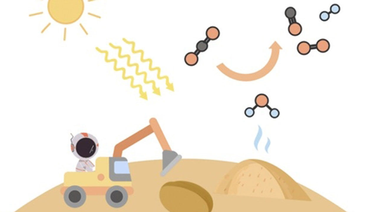 "달 토양서 물 추출→물과 CO₂를 산소·연료물질로 전환 성공"